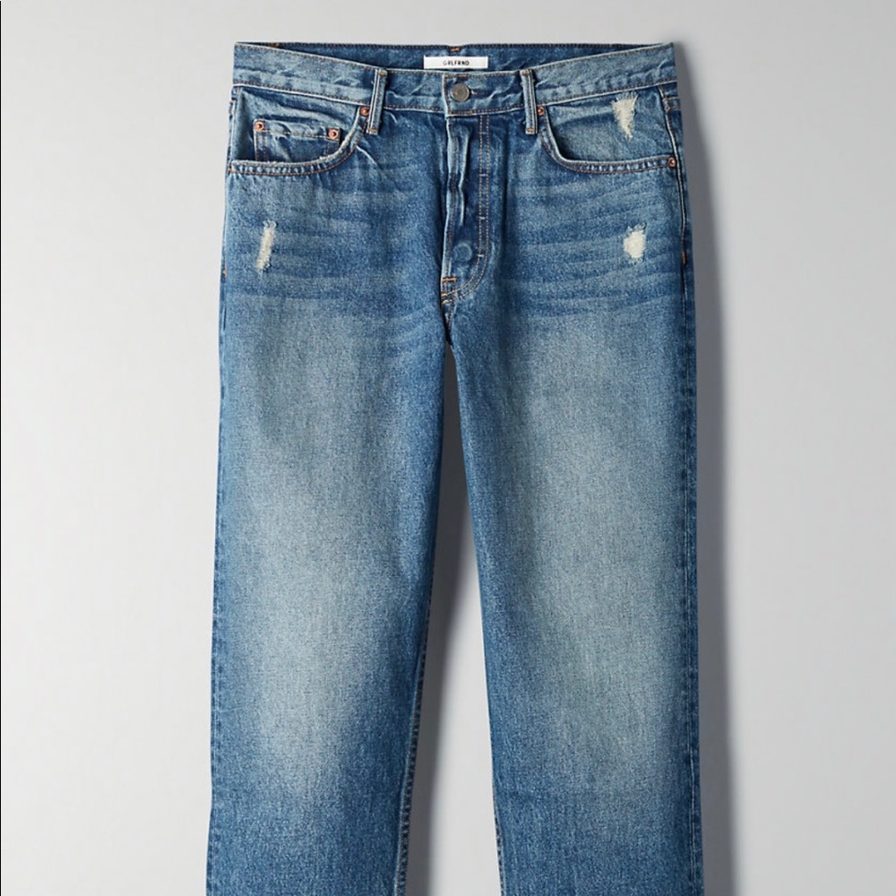GRLFRND Helena Crop High Rise Straight Leg Jeans - Picture 6 of 6